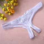 White Pearl Bottom G-string