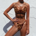 Leopard Halter Printed Sexy Tankinis