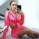 RoseRed Long Sleeve Deep V-Neck 2PCS Bodycons Mini Dress