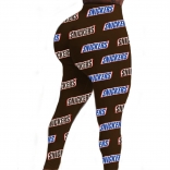 Brown Bodycons Sexy Printed Pants