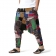 Green Cotton Printed Men's Fashion Haren Pants