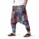 Blue Cotton Printed Men's Fashion Haren Pants