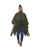 Green Long Sleeve O-Neck Tassels Women Fashion Tops