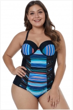 Blue Plus Women Sexy Swimwear