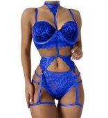 Blue Sexy Lace Lingerie