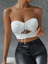 White Bandage Sexy Bra Tops