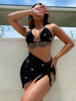 Black 3PCS Sexy Swimsuit