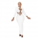 White Women's Long Sleeve Mesh See-through Bodycon Evening Prom Long Dress
