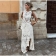 White Sleeveless Knitting Chic Hook Crochet O Neck Hollow Out Skirt Set Suits