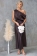 Brown Off Shoulder Fashion Women Vacation Party Long Dress