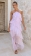 Purple Off Shoulder Halter Neck Mesh Ruffles Women Summer Fashion Long Dress