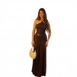 Black Halter Lace Up Sequins Bodycon Mesh Evening Brithday Party Gowns Dress