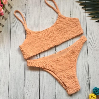 Orange Sexy Triangle Bikini