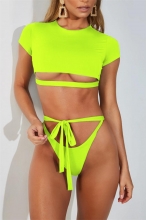 Green Short Sexy Bikini