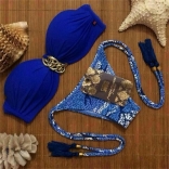 Blue New Fashion Women Bikini Swimwear