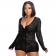 Black Lace Sexy Women Night Chemise Lingerie