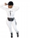 White Long Sleeve O-Neck Printed Fashion Women Sport Dress