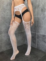 White Lace Sexy Women Body Stockings