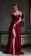 Red Off-Shoulder Sleeveless Low-Cut Sexy Sequin Evening Maxi Dress