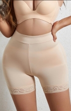 Beige Lace Sexy Women Natural Ventilation Hips