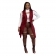Red Sleeveless Fashion Women OL Button Suit Coat