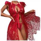 Red Lace Sexy Women Chemise Lingerie