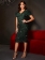 Green Deep V-neck Tight short sleeved Fashionable Elegant Sequin Midi Dress
