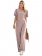 Pink Short Sleeve Hollow-out Lace Fashion Jumpsuit Sets