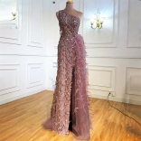 Pink Sequin Fairy Sleeveless Fashion Slim Midi Evening Long Dress