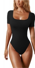 Black Women's New Sexy Striped Bodycon One Pieces Rompers