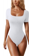 White Women's New Sexy Striped Bodycon One Pieces Rompers
