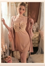 Pink Women's Erotic Lace Lingerie Underwear Sensual Nights Sleepwear