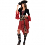Halloween sexy female pirate costume cosplay role-playing uniform