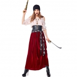 Women's corset pirate costume role-playing party costume