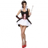 Halloween costume sexy Queen of Hearts game uniform