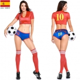 Sexy football cheerleading outfit