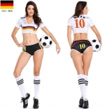 Sexy football cheerleading outfit