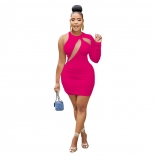 RoseRed Women's Hollow-out Long Sleeve Sexy Bodycon Party Dress
