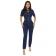 RoyalBlue Women's Fashion Woolen Knitted Bodycon Sexy Prom Party Jumpsuit