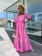RoseRed Hollow-Out Boat-Neck Women's Fashion Holidays Casual Long Dress
