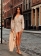 Gold Women's Long Sleeve Sequins Fashion Slim Fit Cardigan Mini Dress