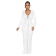 White Women Elegant Long Sleeve Mesh Rhinestones V-Neck Evening Formal Long Dress