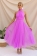 Purple Halter Sleeveless Mesh Fashion Vacation Casual Long Skirt Dress