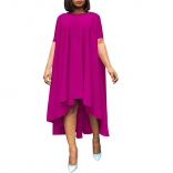 RoseRed Short Sleeve Fashion Women Casual Skirt Dress